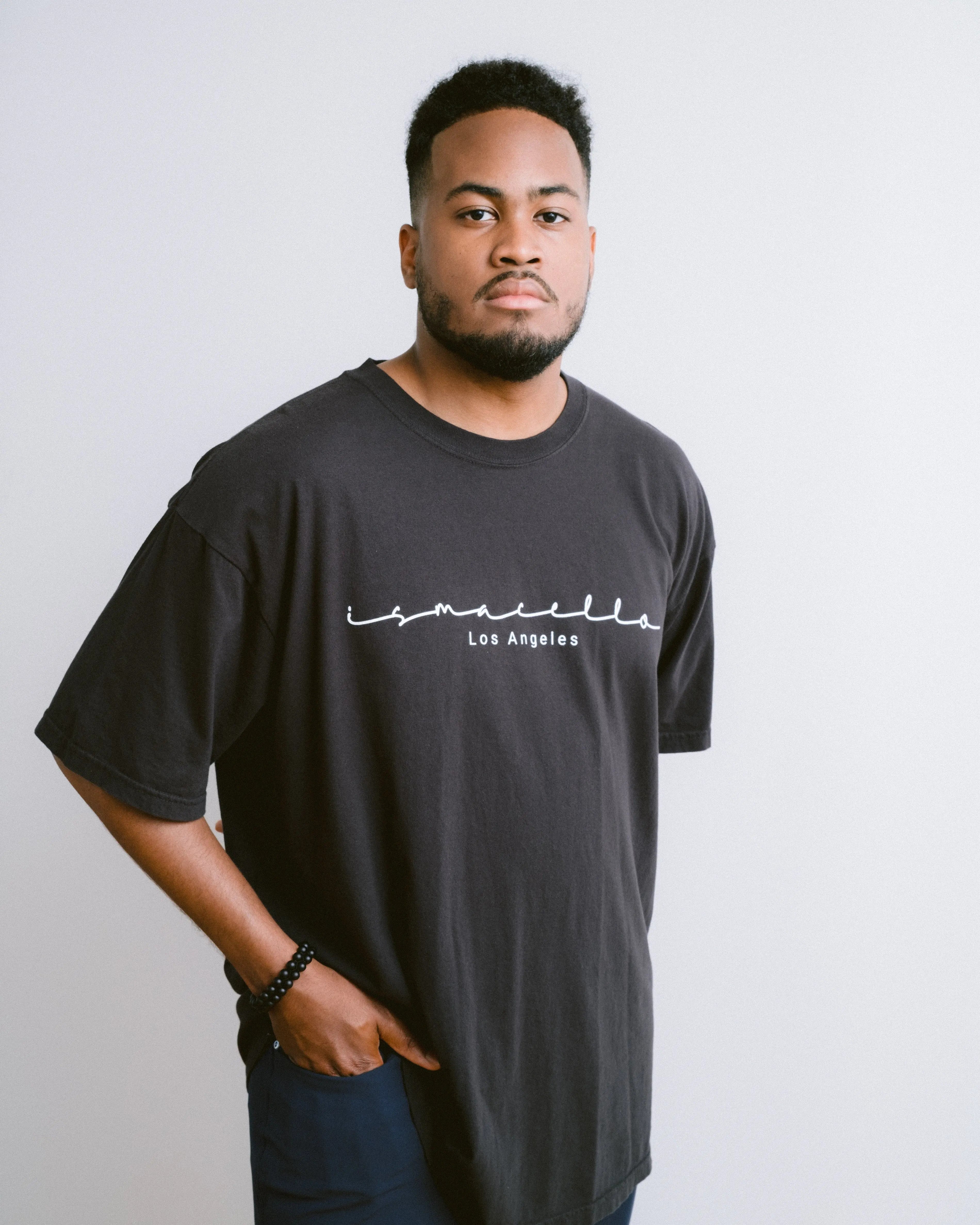 charcoal ismacello core tee ismacello