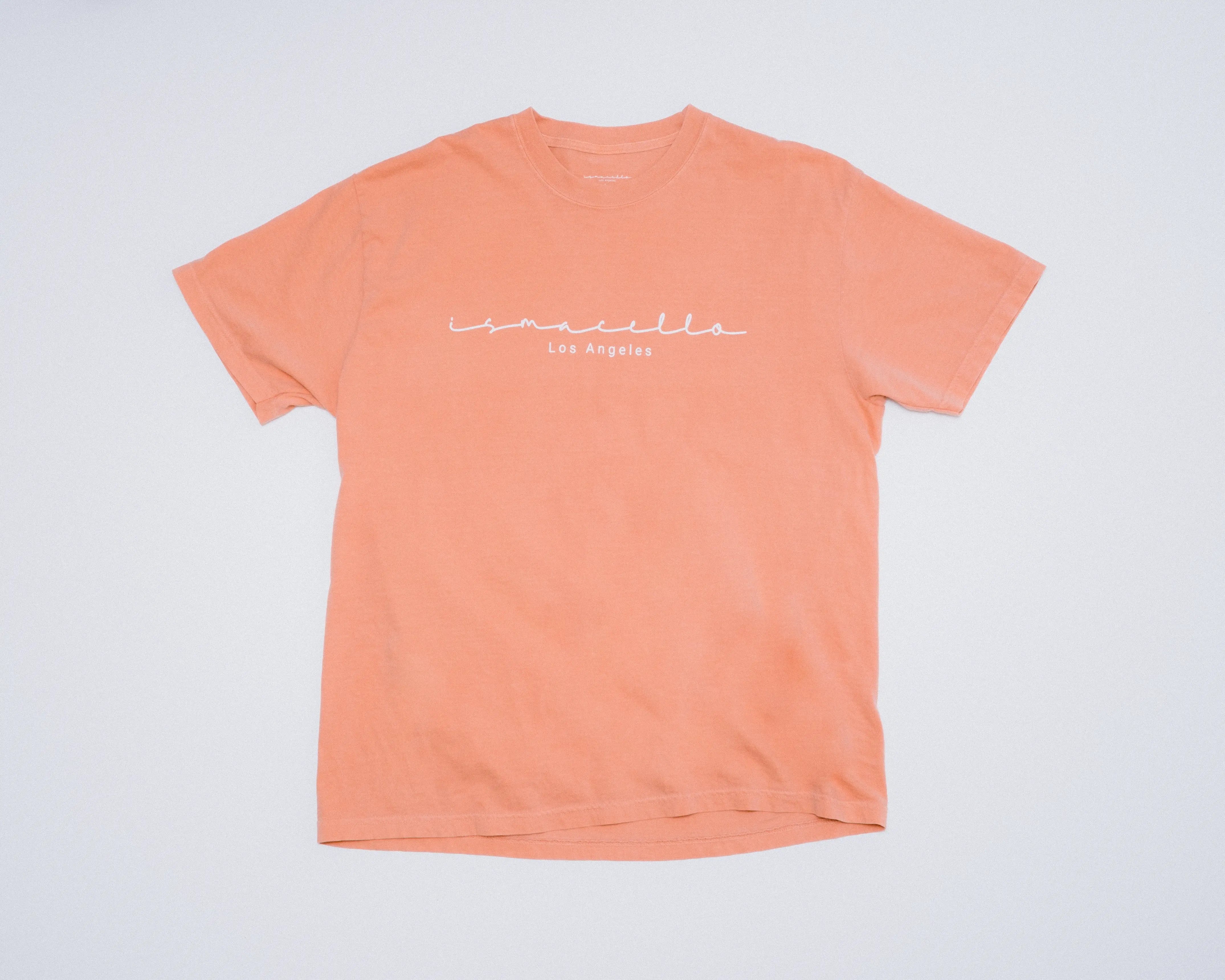 peachy ismacello core tee ismacello